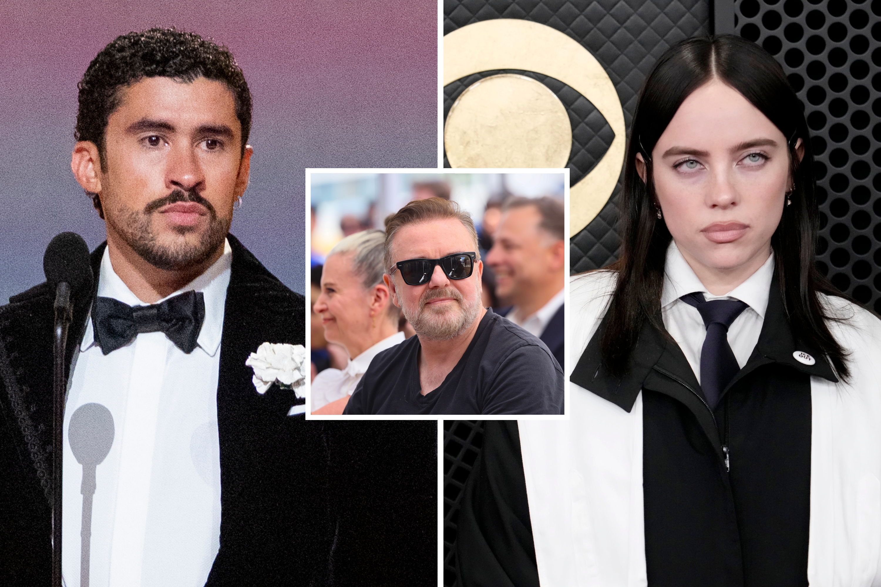 Ricky Gervais calls out celebrities after anti-ICE Grammy speeches<br><br>