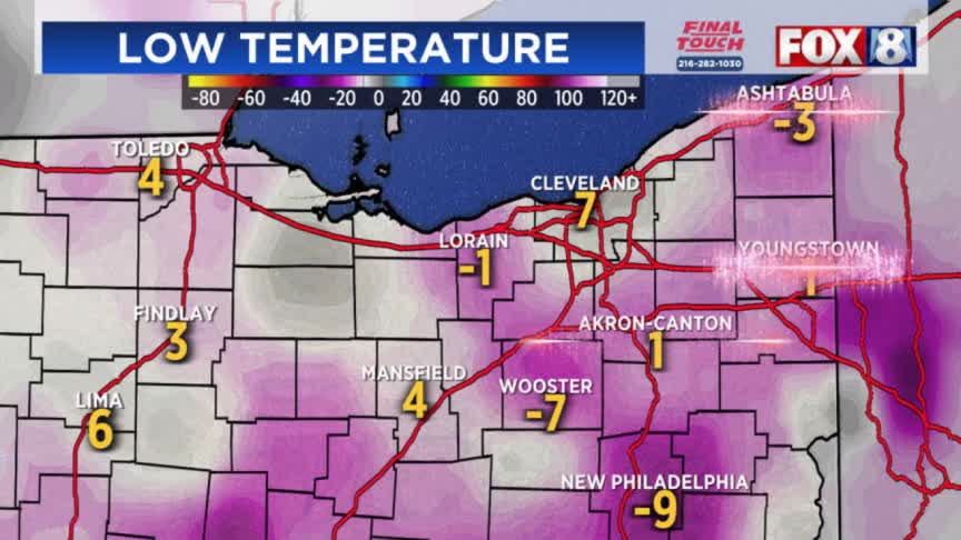 Cold and quiet with snow chances near the end of the week
