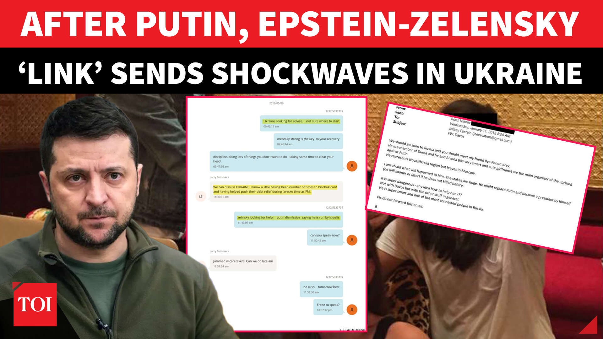 Epstein Files Flag Russian Power Plays, Mention Zelensky In Unseen DOJ ...