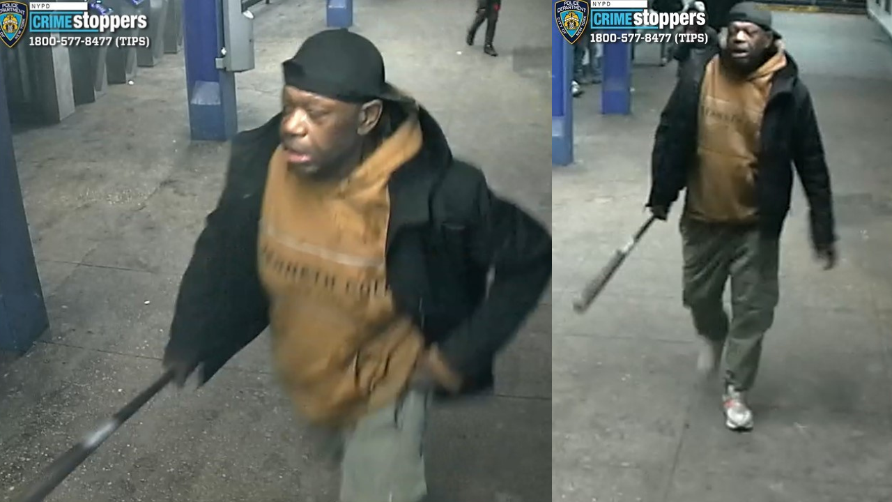 NYPD seeks man who beat Bronx subway rider with baseball bat
