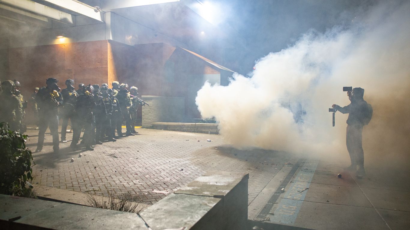 Judge weighs limits on ICE tear gas at Portland protests<br><br>