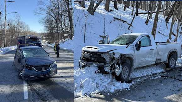 Two-vehicle crash sends person to hospital in South Park Township