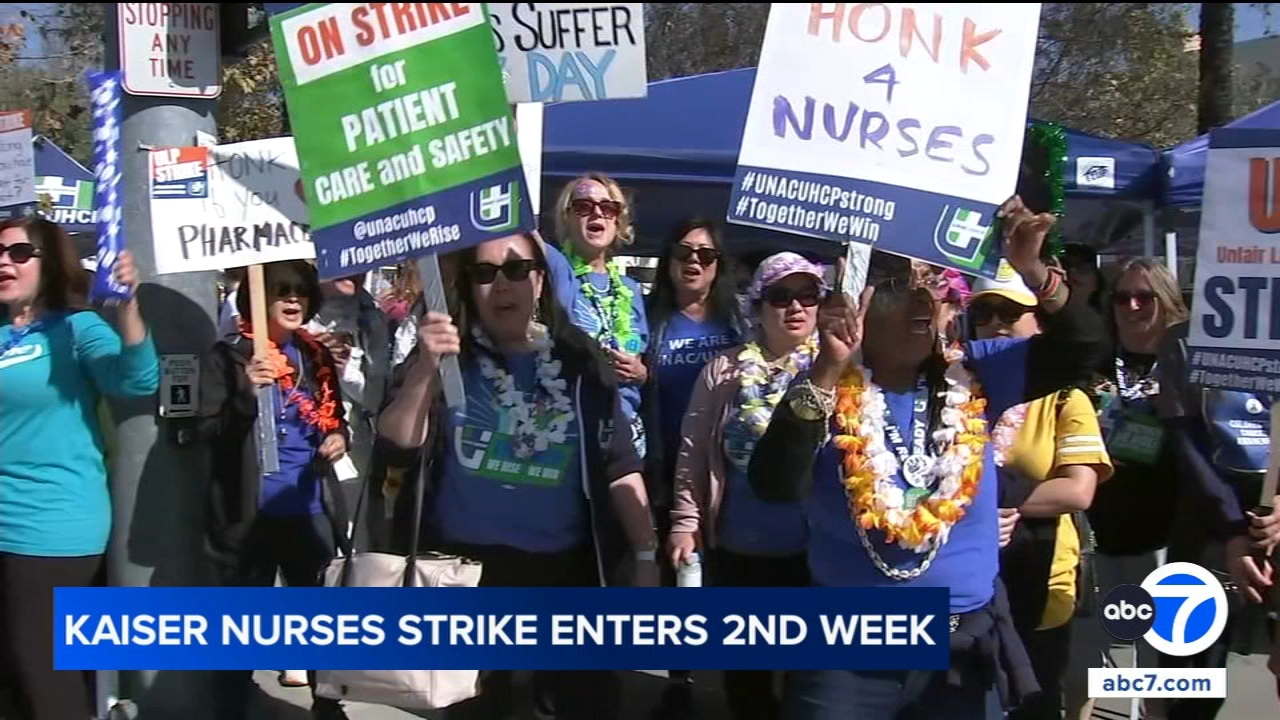Kaiser Permanente health care workers enter second week of strike over ...