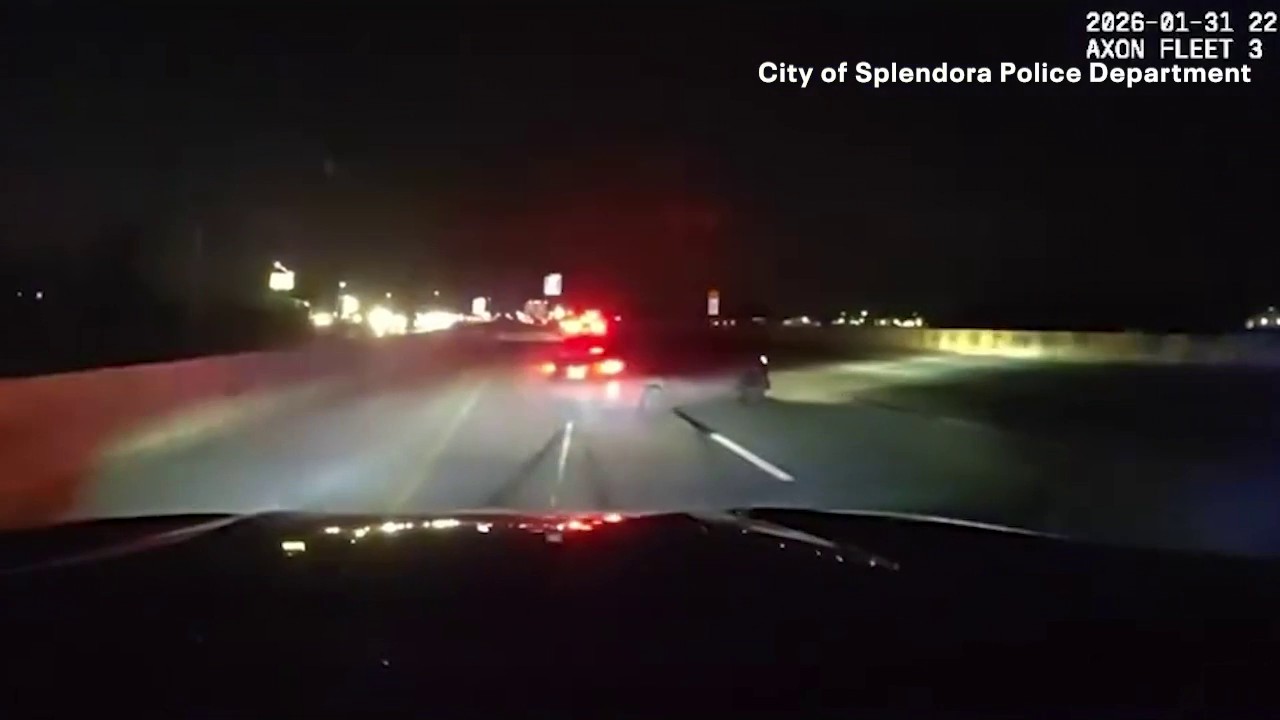 Police 'grappler' tether ends high-speed chase