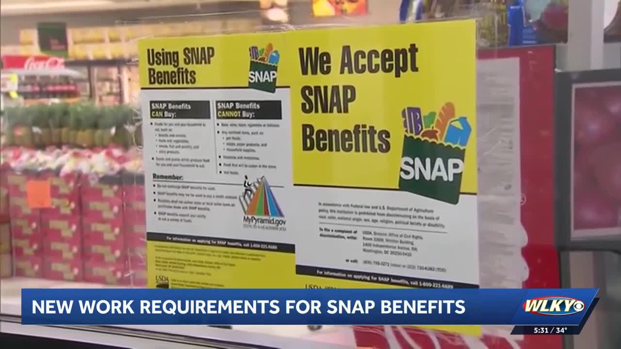 New SNAP work requirements could impact thousands in Kentucky
