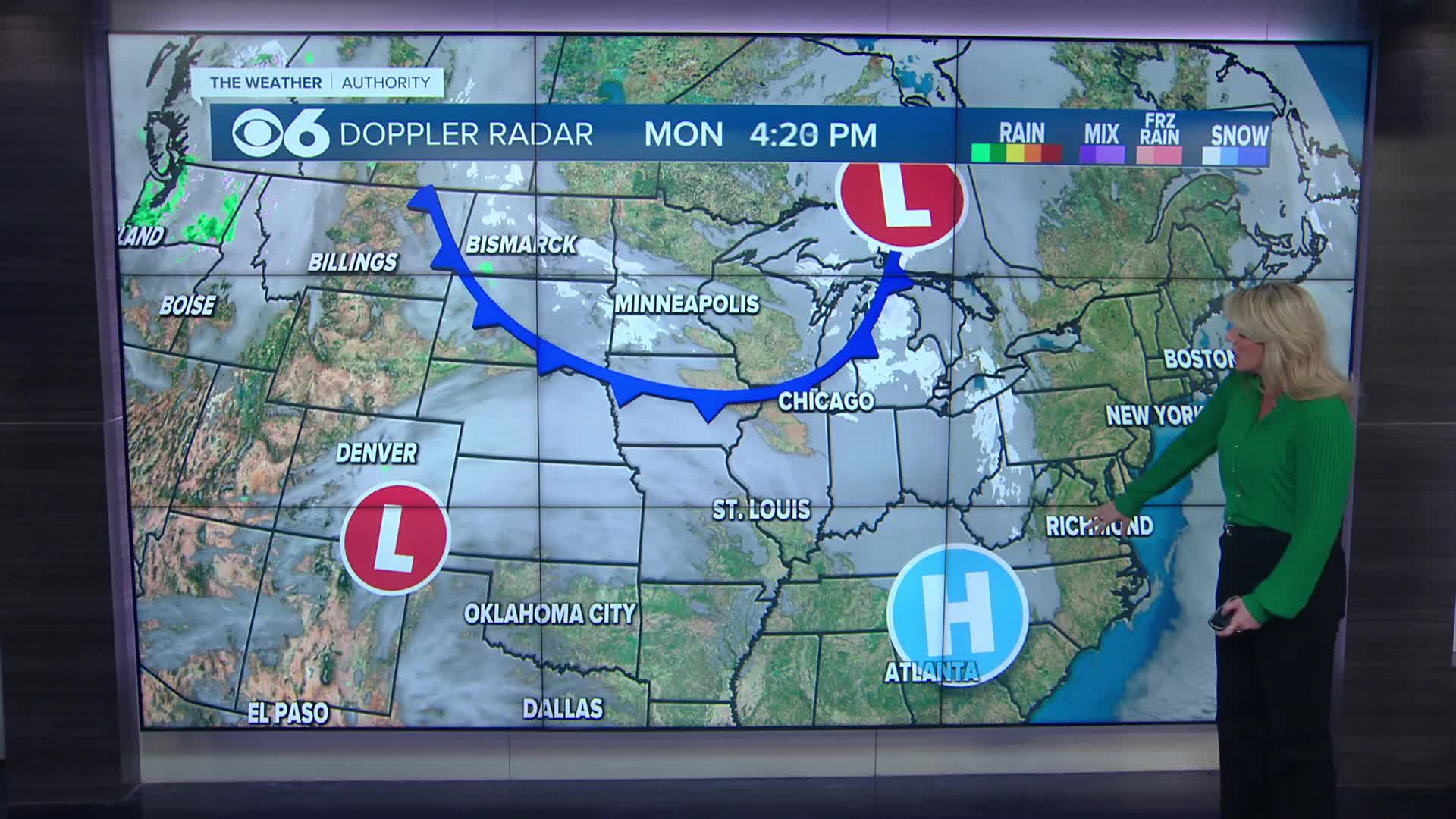 Light snow/wintry mix possible, watch for slick spots Wednesday morning