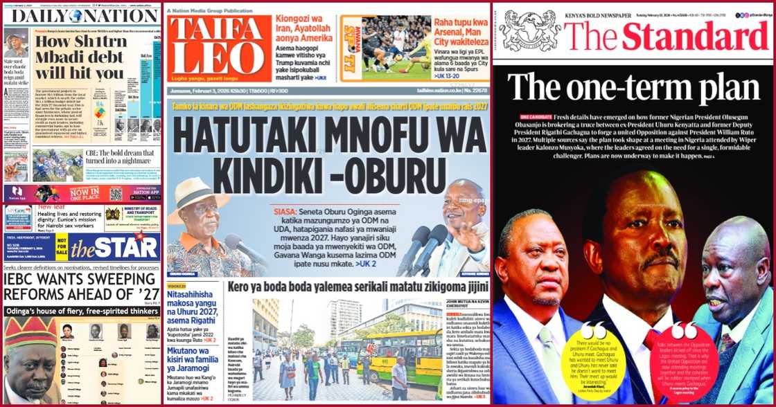 Kenya newspapers review: Inside Obasanjo’s role in Uhuru, Gachagua ...