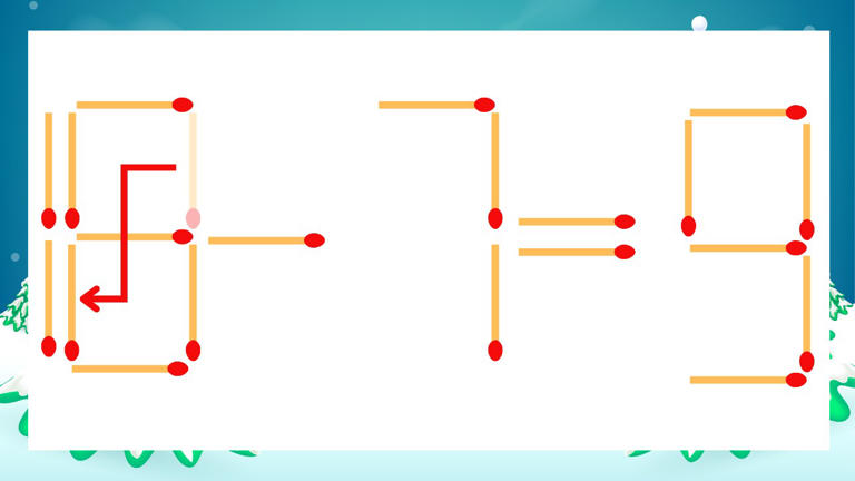 マッチ棒クイズ】1本だけ動かして正しい式に：19-7=9?