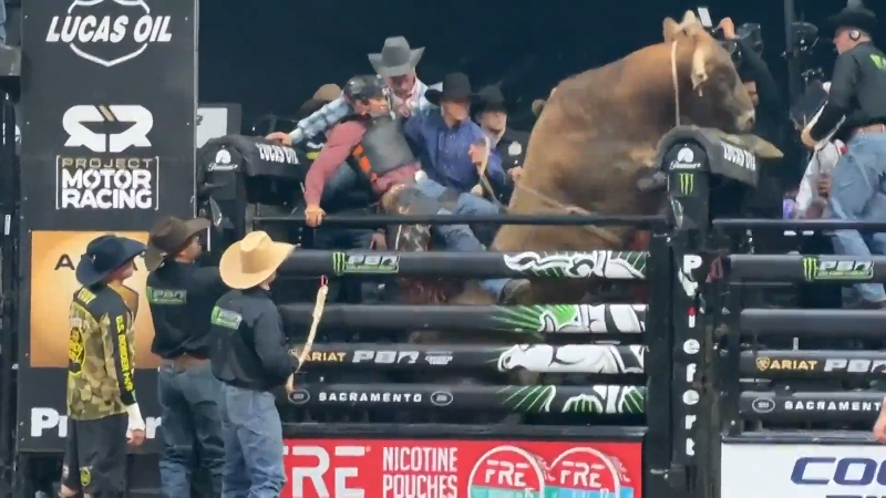 Watch top bull riders compete at PBR event in Sacramento