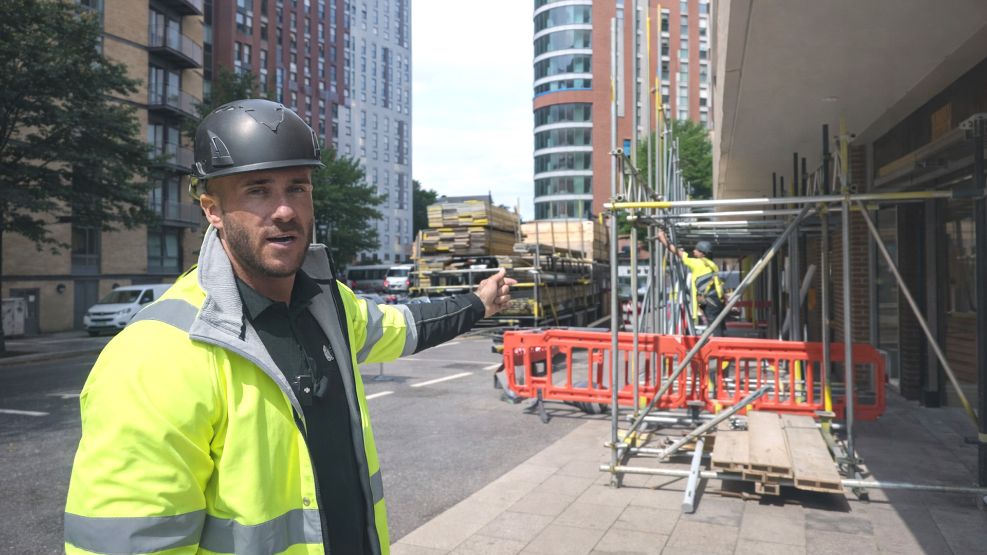 Repairing the BBC studio building at risk of collapse