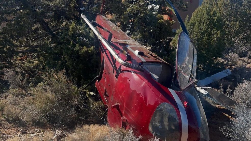 Pilot critically injured in helicopter crash in southern Utah
