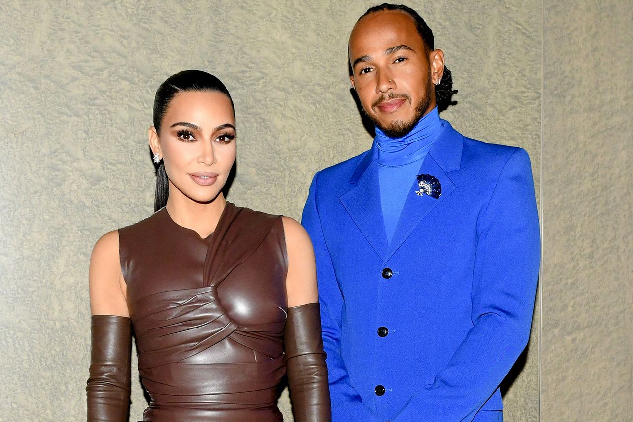 Kim Kardashian and Lewis Hamilton Joe Schildhorn/BFA.com/Shutterstock