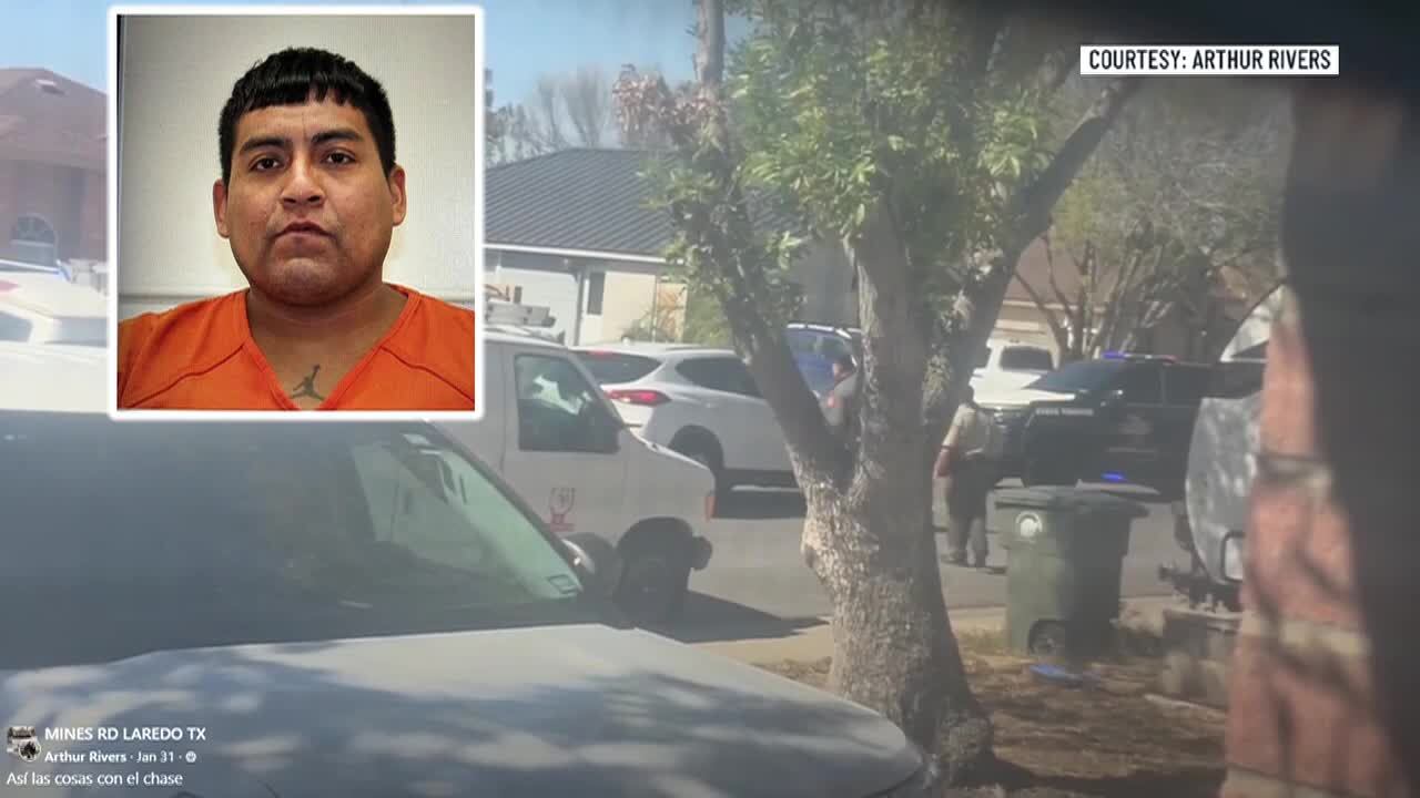 Man arrested after striking emergency vehicle in Laredo incident