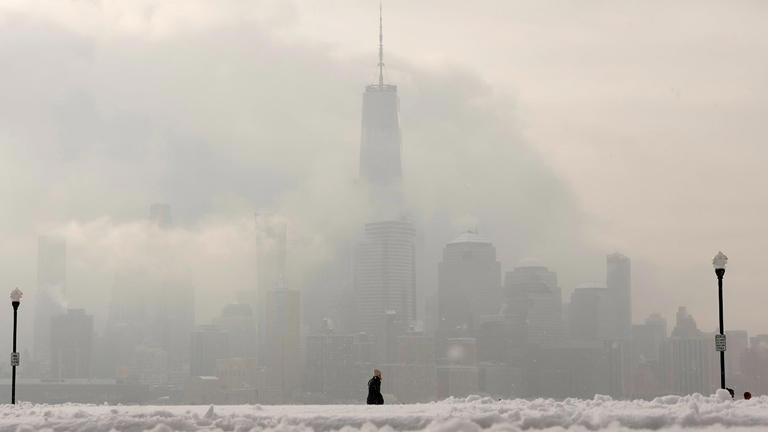 Watch: US Coast Guard ice breakers plow through chunks of ice on New ...