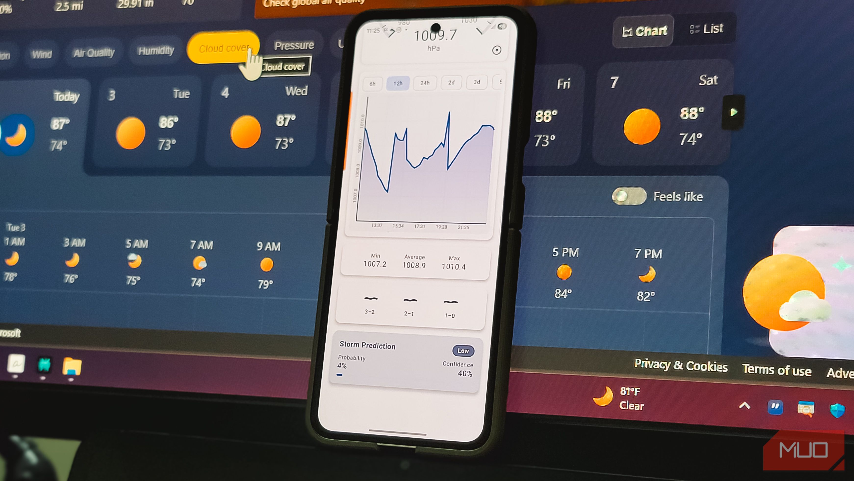 You can use your phone's barometer to predict the weather — here's how