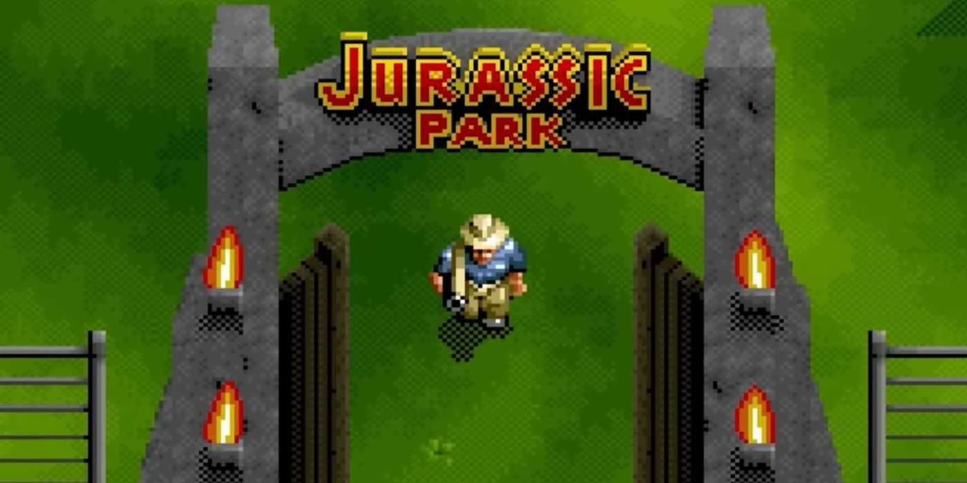 Alan Grant begins his adventure in Jurassic Park on the SNES.
