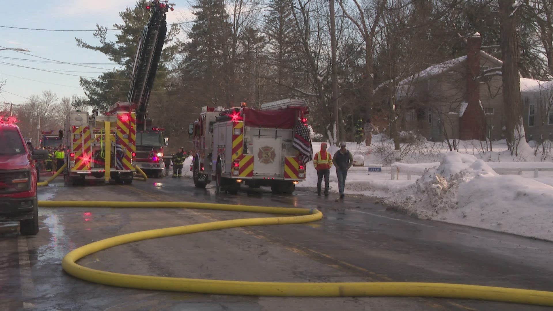 Kitchen fire in the town of Elma