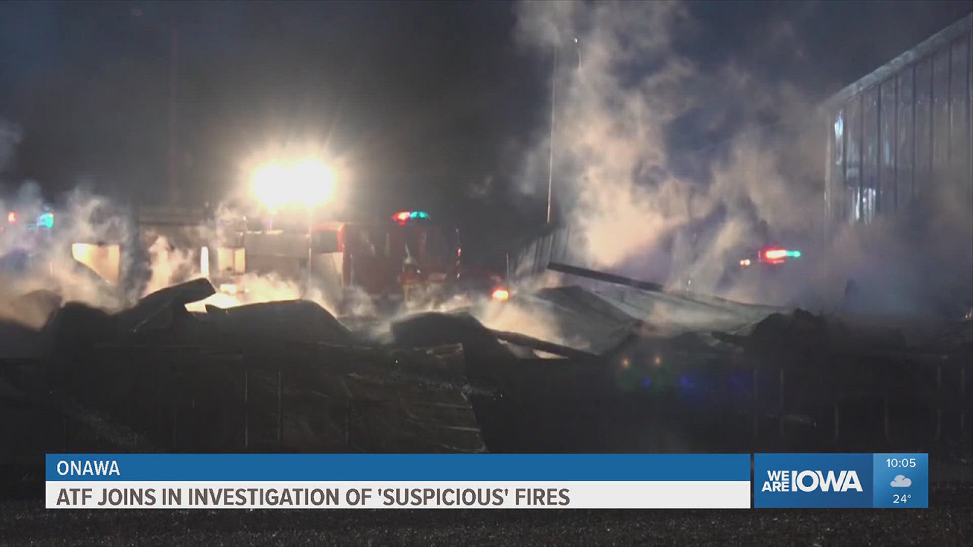 ATF joins investigation into three 'suspicious' fires in western Iowa