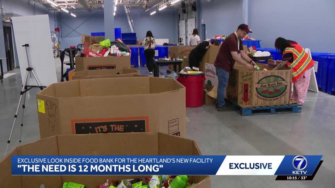 Exclusive look inside the Food Bank for the Heartland's new facility
