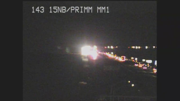 Multi-vehicle crash closes southbound I-15 near Nevada-California border