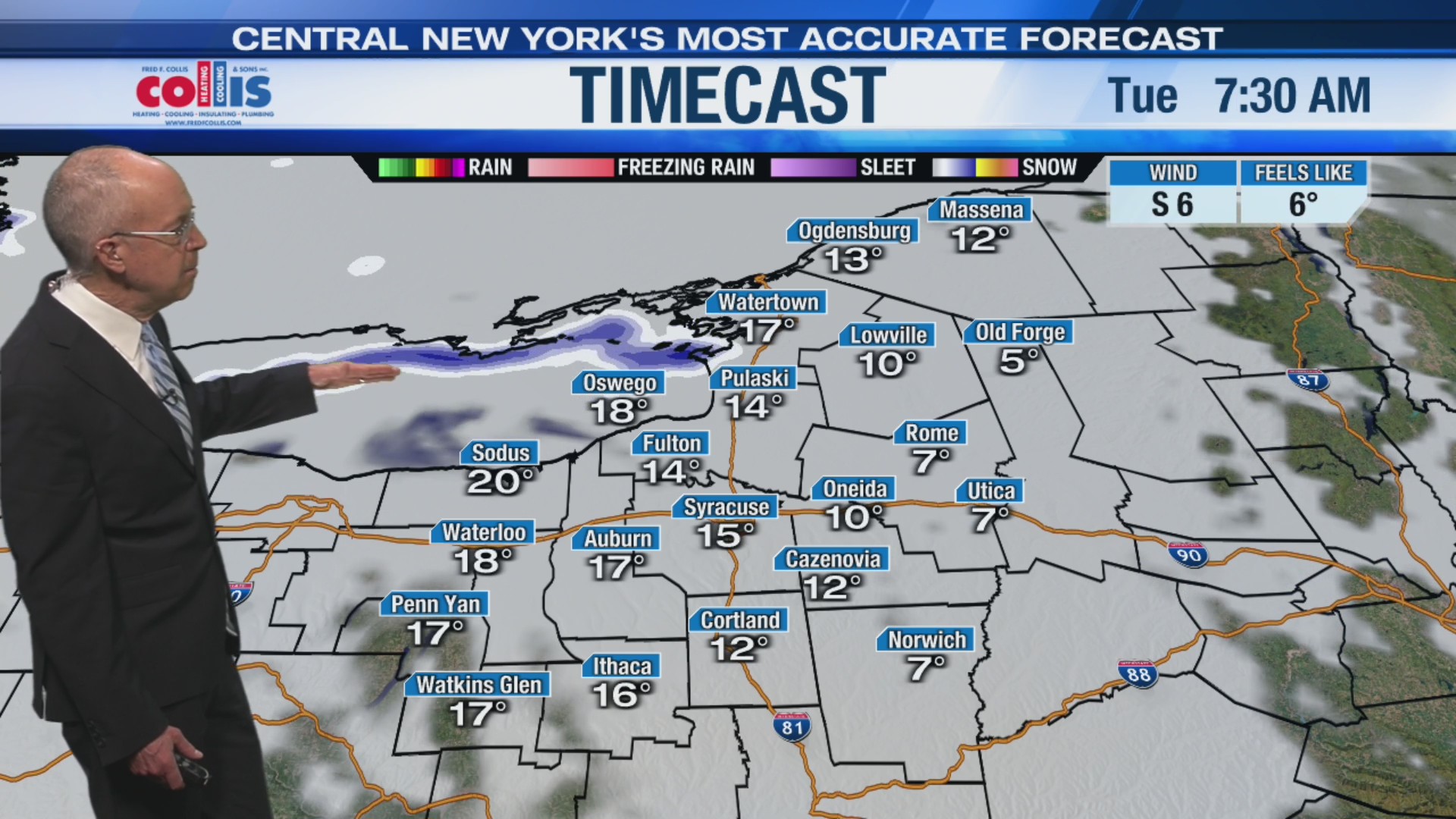 Storm Team forecast: 9 pm Monday February 2nd