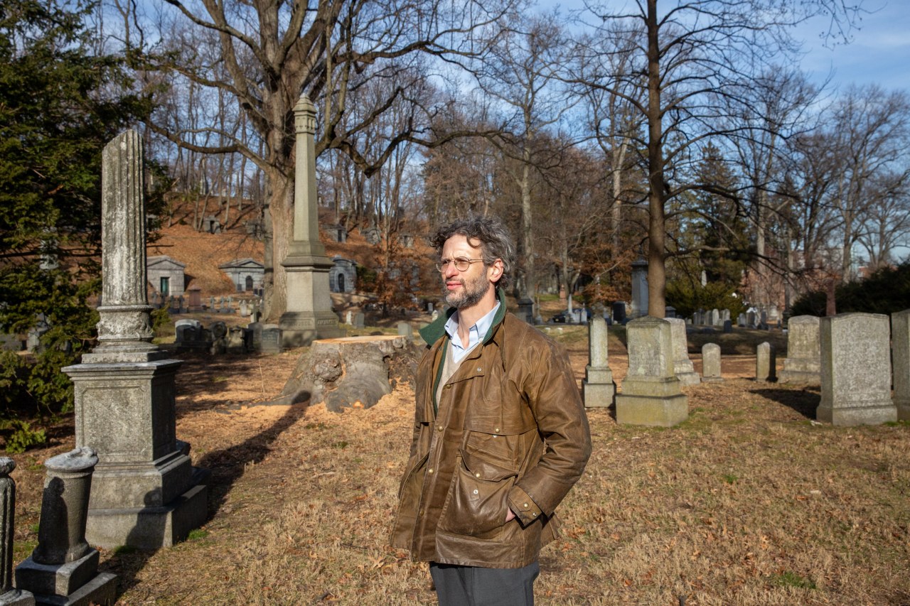 Joseph Charap, vice president of horticulture at Green-Wood Cemetery in Brooklyn. © Sara Hylton for WSJ