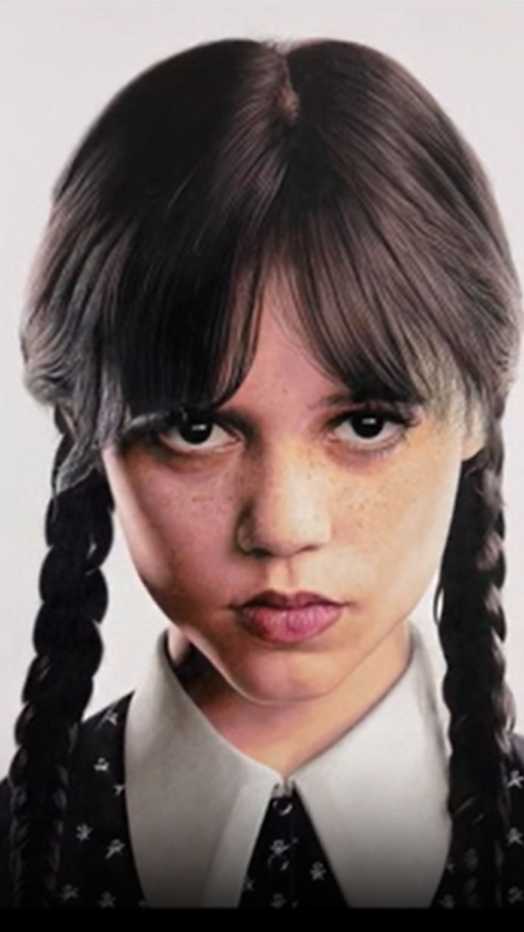Drawing Wednesday Addams: Dark and detailed character art