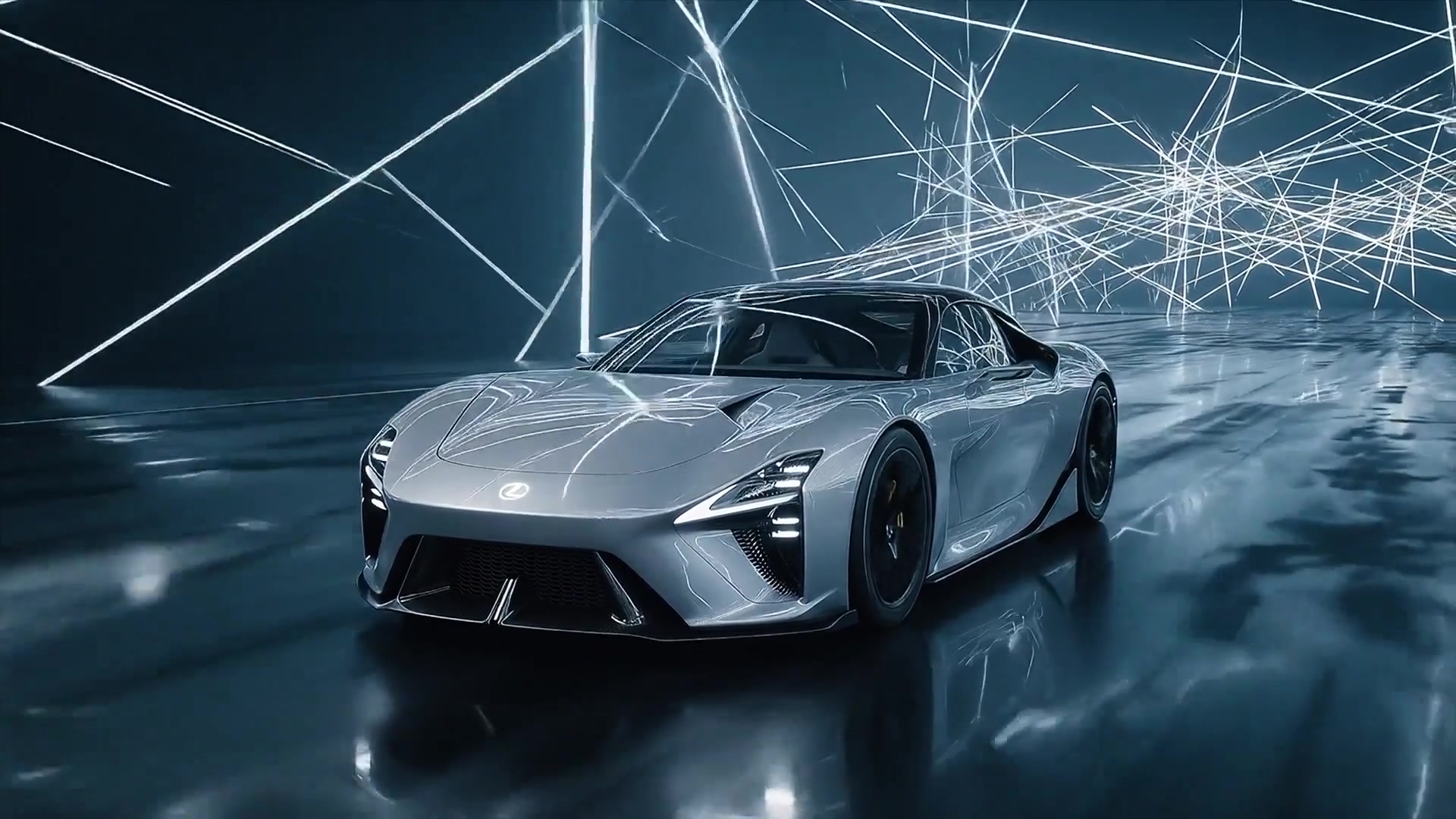 Lexus LFA concept driving trailer