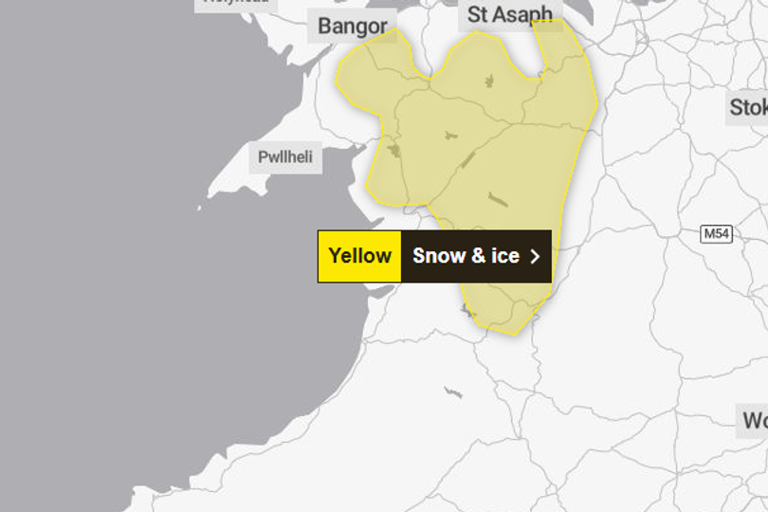 Met Office issues 15-hour snow and ice warning for Wales