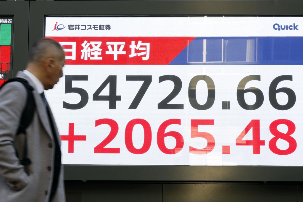 Global shares surge, led by records in Japan and South Korea, as markets regain momentum