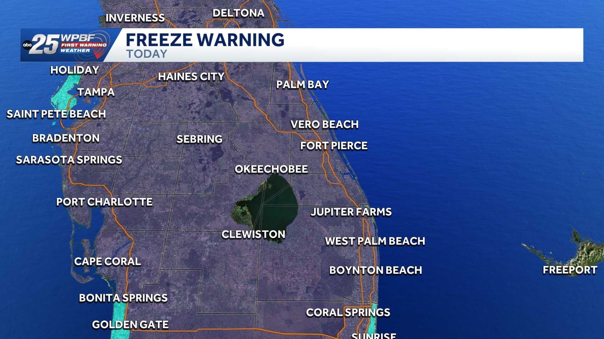 Cold weather and frost advisories end for South Florida