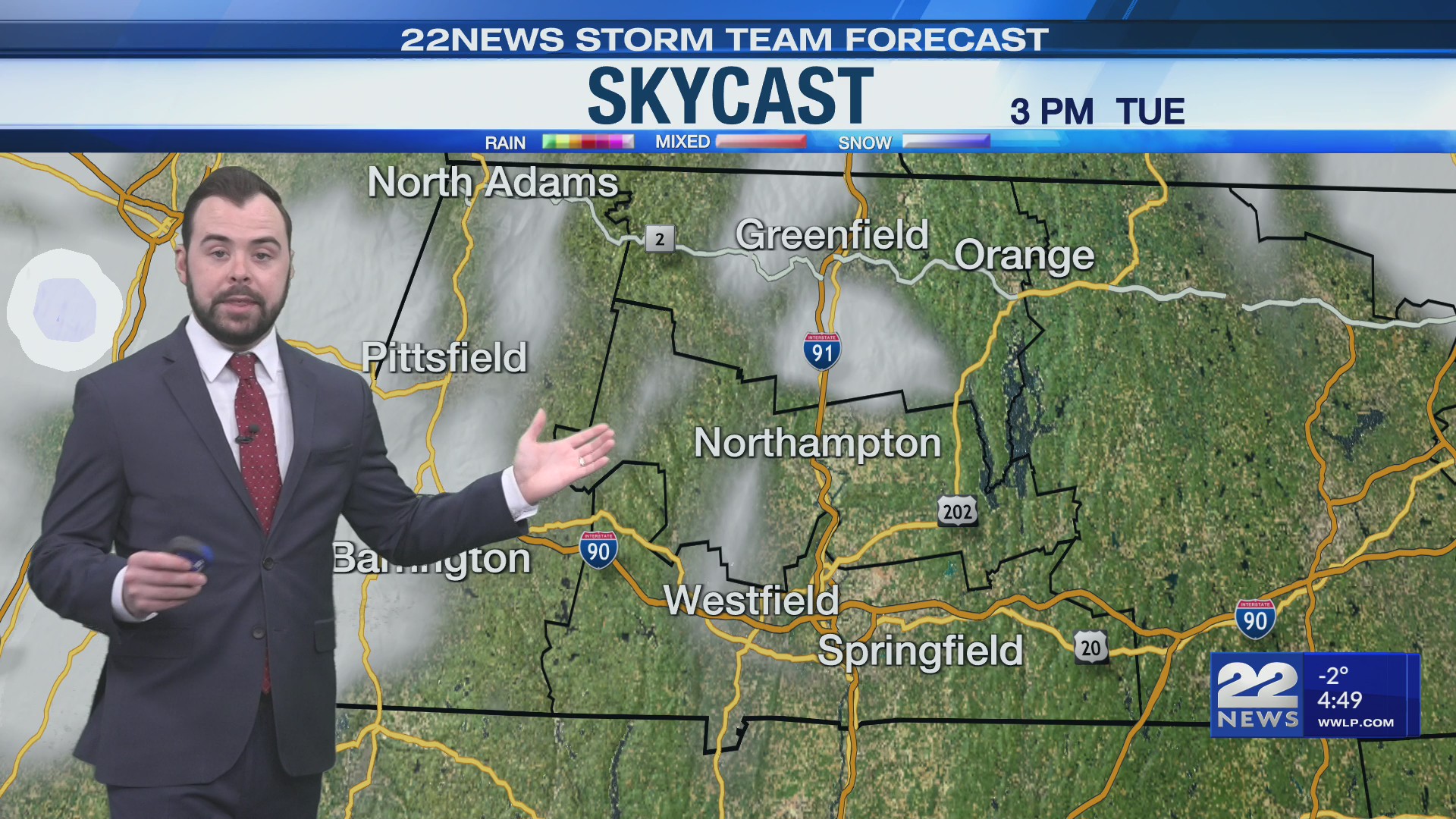 Tuesday's weather forecast 2/3/26
