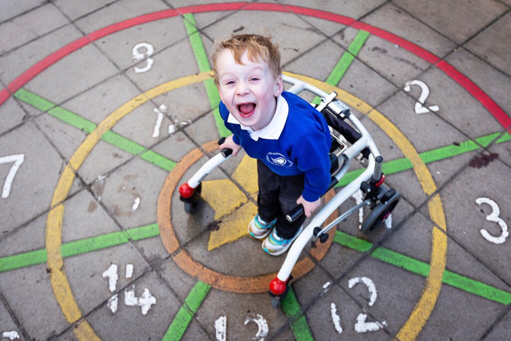 Boy, 4, with cerebral palsy runs 100 miles for charity