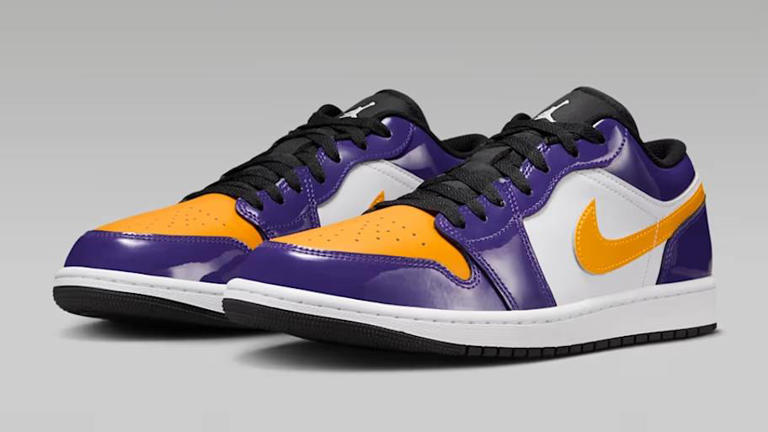 The Air Jordan 1 Low 'Lakers' just dropped for $130