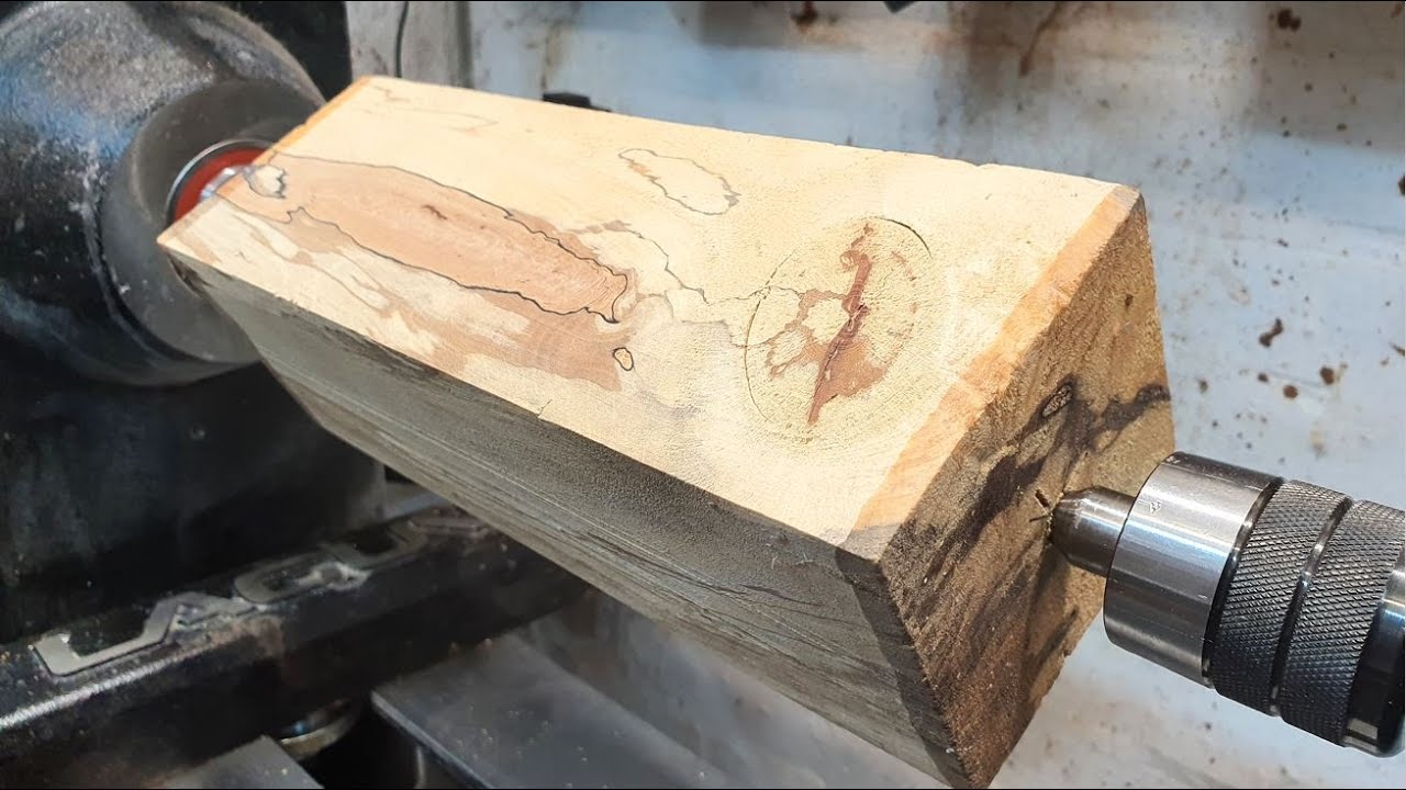 Woodturning - A goblet with a twist!