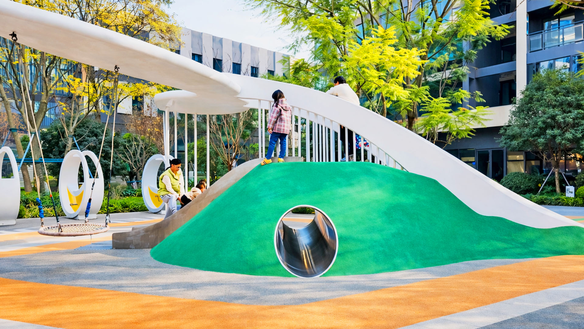 Modern playground design in China
