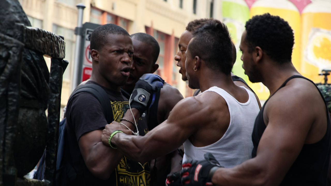 How people react when someone tries to start a fight