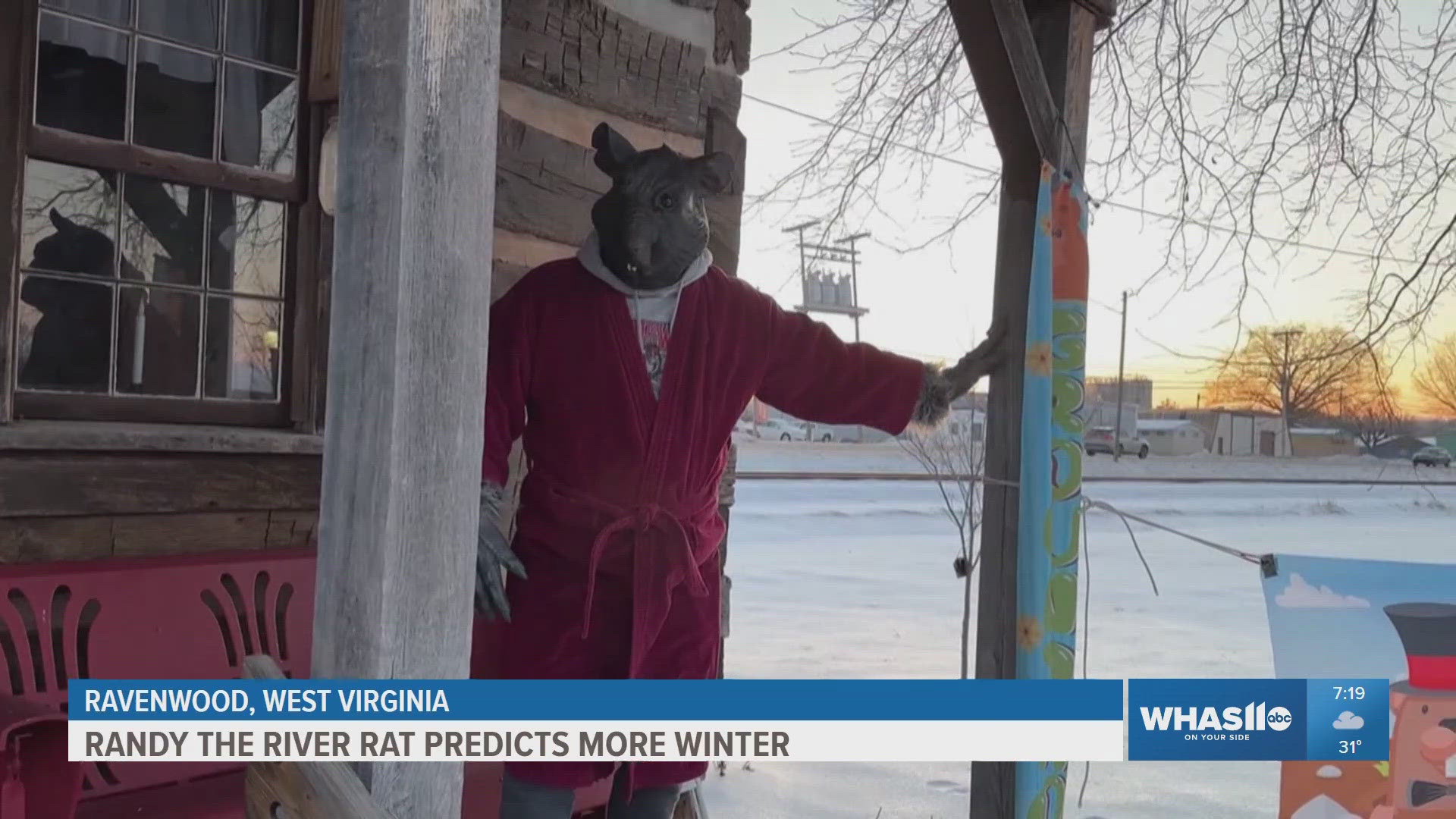 Randy the River Rat predicts more winter