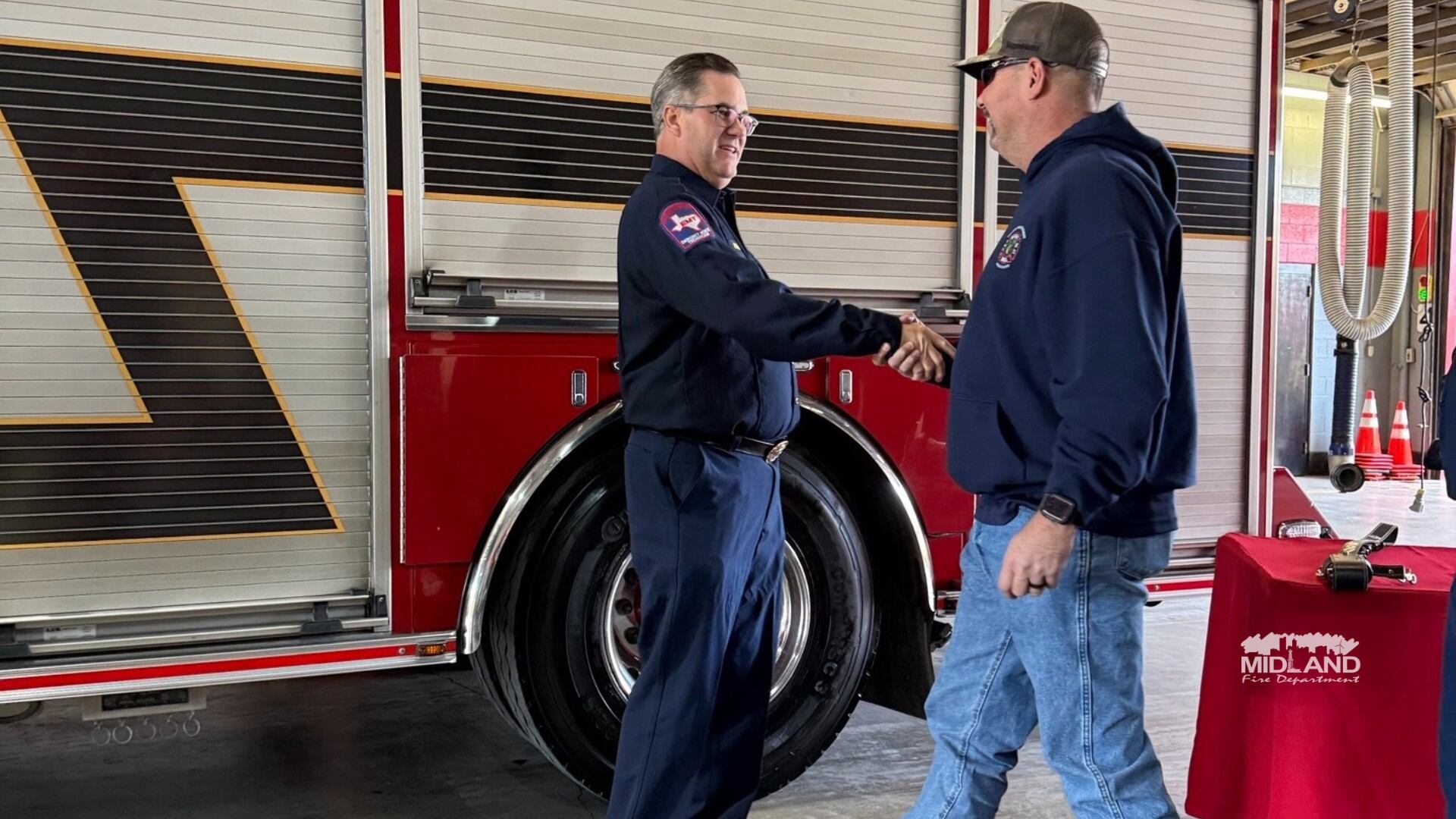 'He will be greatly missed': Midland fire honors retired captain