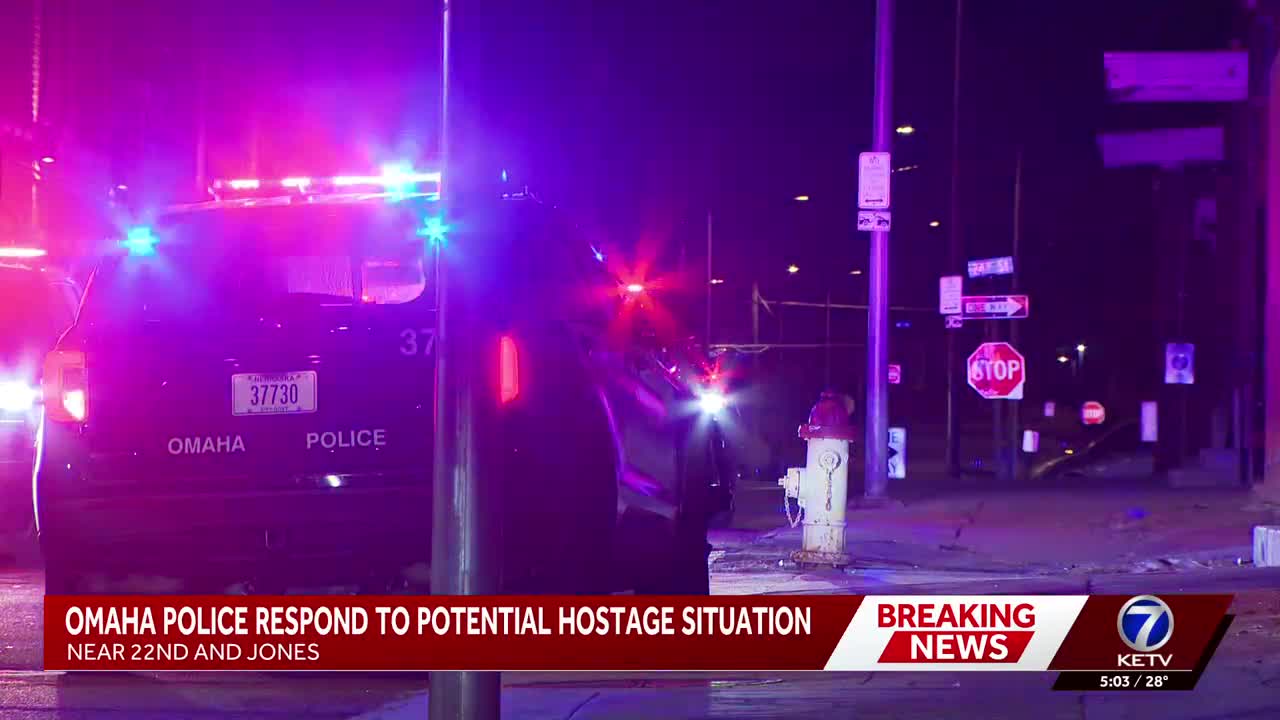 Omaha police took person into custody after reported hostage situation