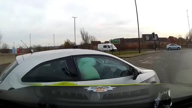 Banned driver clocked at 80mph in 30 zone before police ram car to end ...