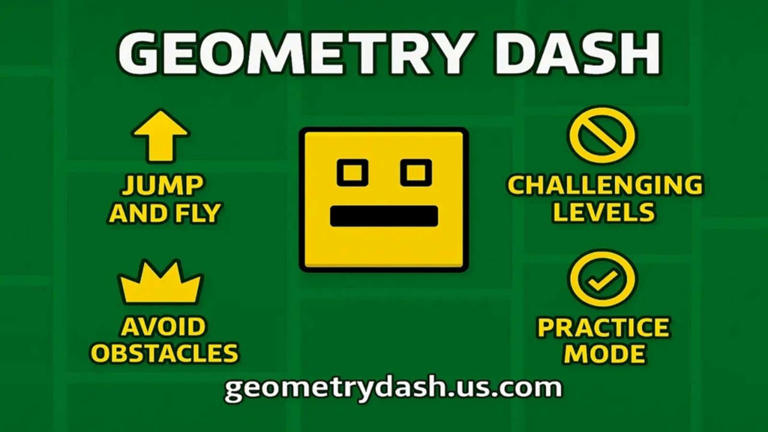 The based HTML game on the internet, Geometry Dash