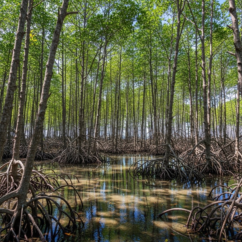 What exactly is a floating forest—and why are trees floating at all?
