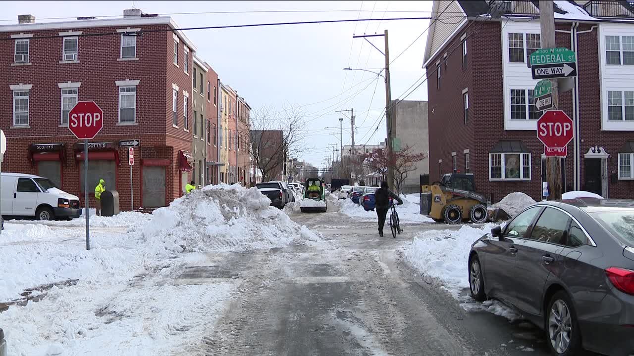 Philly snow removal: Crews still working to clear streets more than a ...