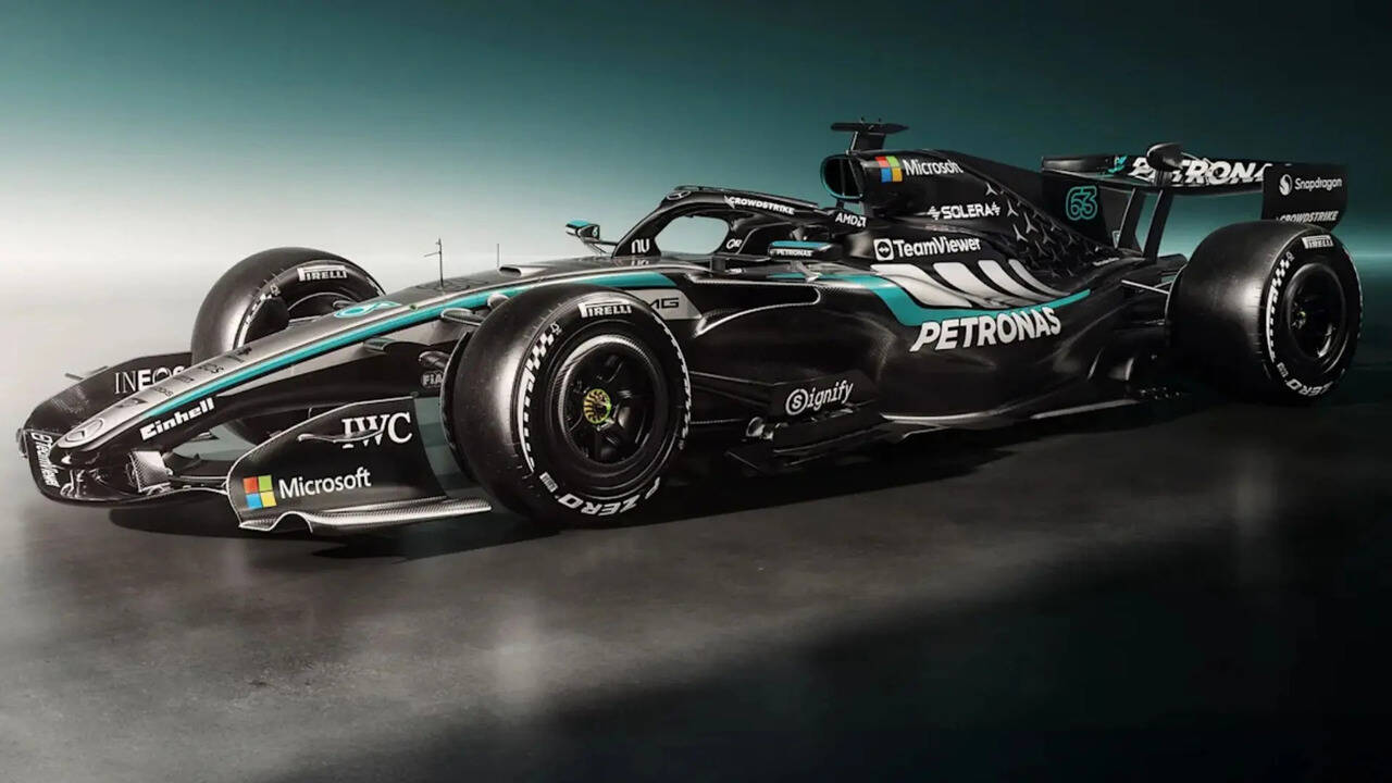 Image for Mercedes W17 first look: 2026 F1 car revealed with updated livery design