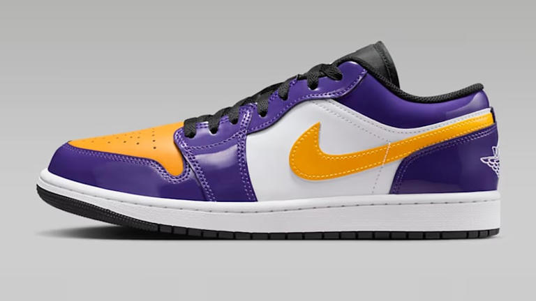 The Air Jordan 1 Low 'Lakers' just dropped for $130