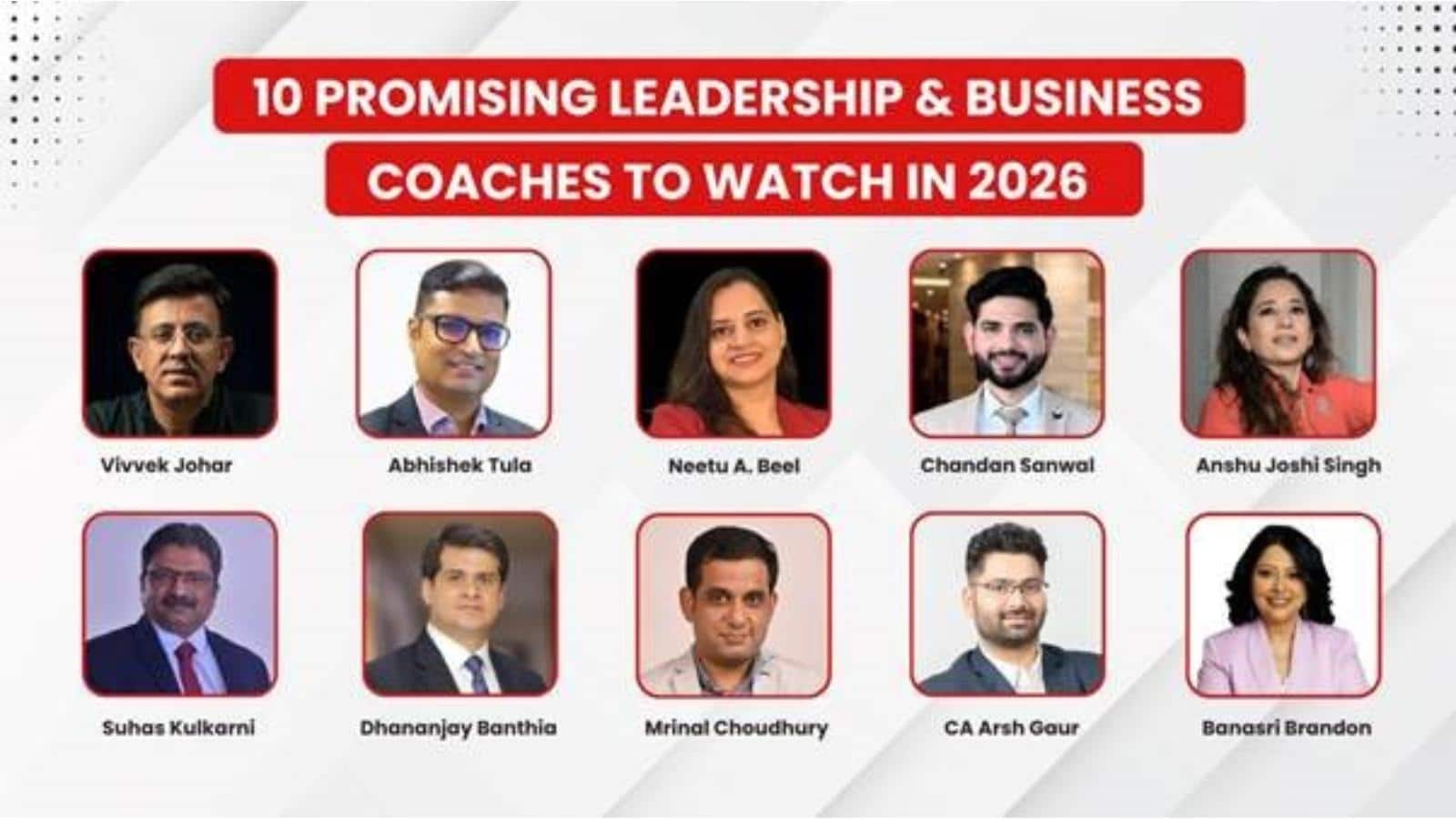 10 promising leadership & business coaches to watch in 2026