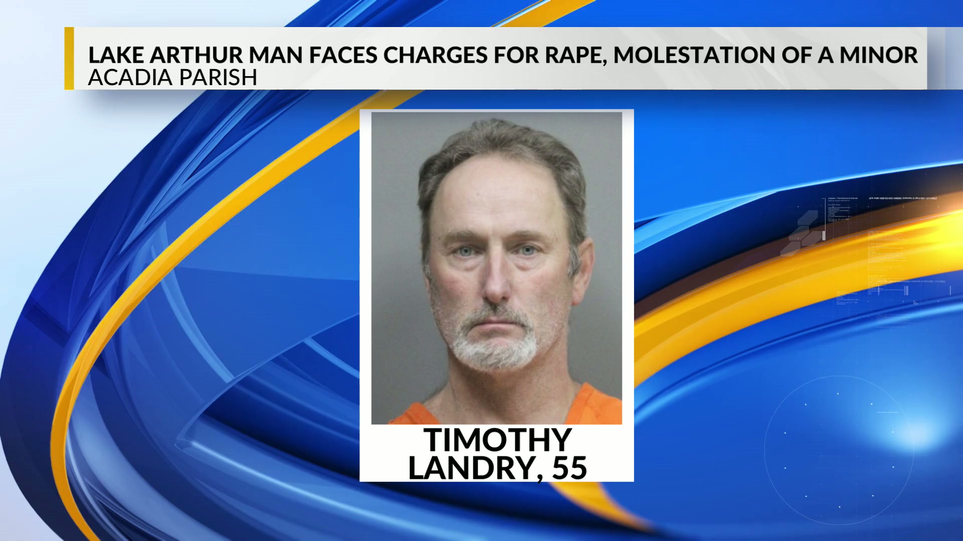 Lake Arthur man faces charges for rape and molestation of a minor