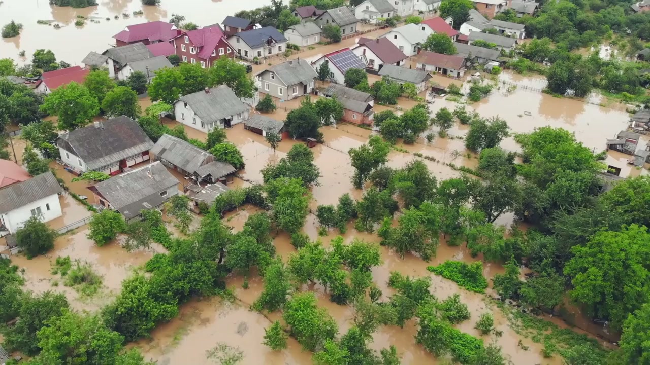 What hurricanes leave behind, seen from above