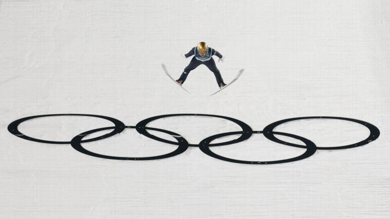 Philipp Raimund wins Olympic normal hill ski jumping gold